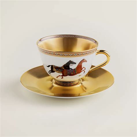 Cheval d’Orient tea cup and saucer n°1 